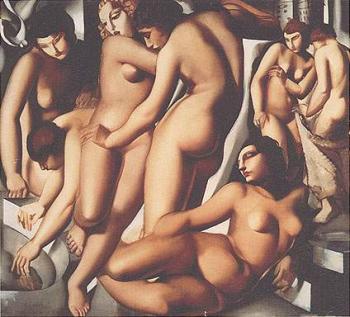 塔梅拉 德 萊姆皮卡 Women Bathing 塔梅拉 德 萊姆皮卡 Women Bathing